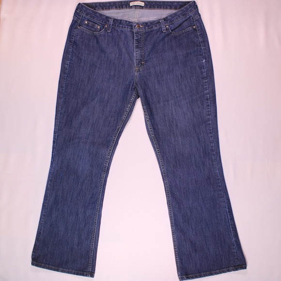 Lee Jeans Womens 18M Blue Riders Bootcut‎ Classic Western Stretch Fits38x30 - Picture 1 of 16